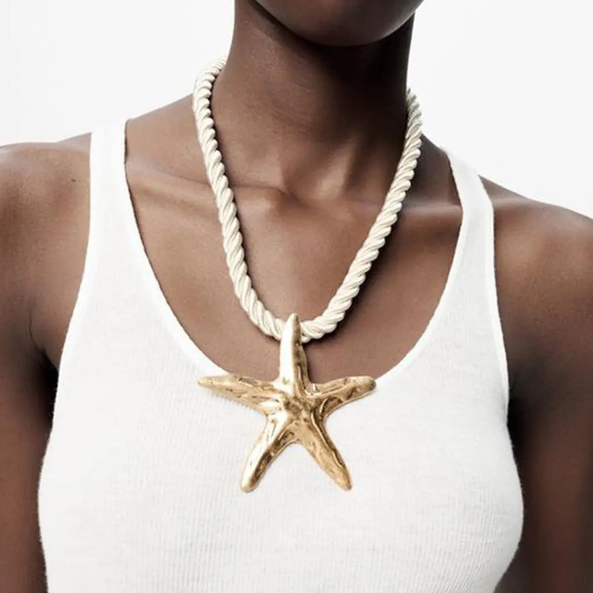 starfish necklace irregular alloy necklace - Blade & Thread