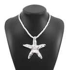 starfish necklace irregular alloy necklace nowadaysfashion