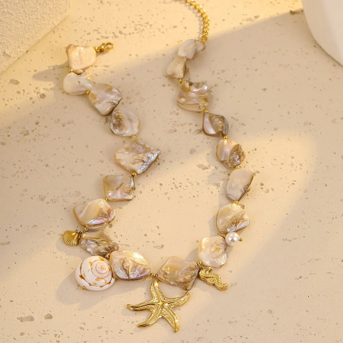 starfish necklace irregular necklace - Blade & Thread