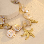 starfish necklace irregular necklace nowadaysfashion
