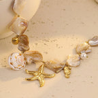 starfish necklace irregular necklace nowadaysfashion