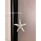 starfish necklace long heavy work necklace nowadaysfashion