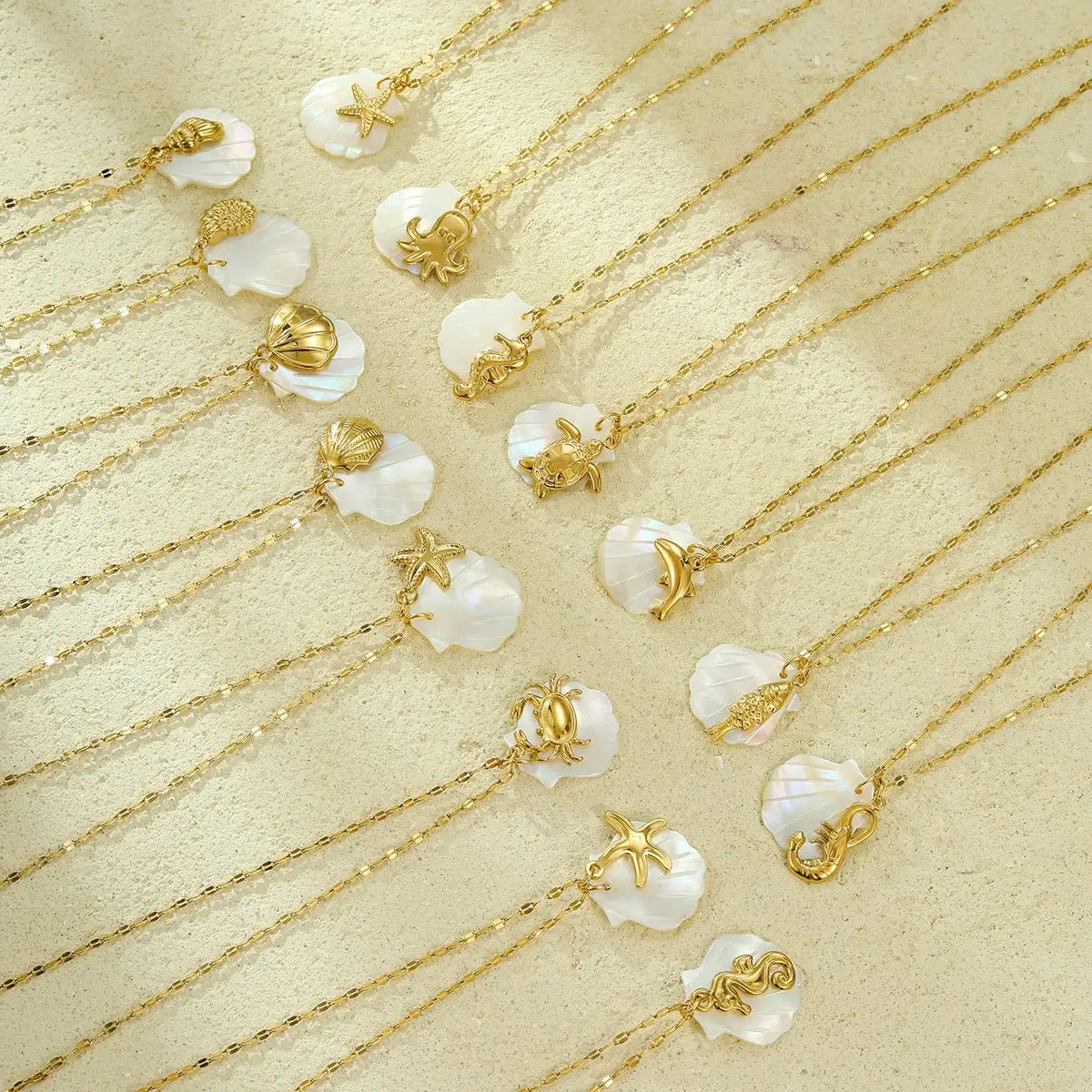 starfish necklace ocean series necklace - Blade & Thread