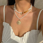 starfish necklace pearl shell necklace nowadaysfashion