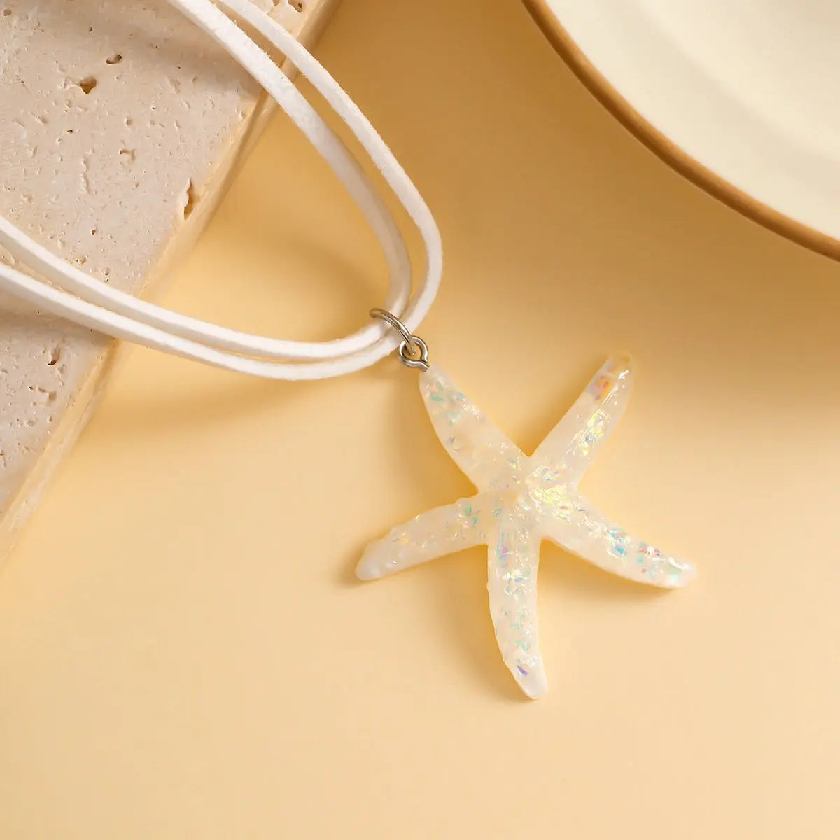starfish necklace resin wax line necklace - Blade & Thread