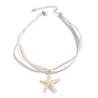 starfish necklace resin wax line necklace nowadaysfashion