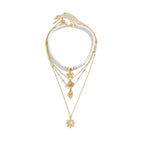 starfish necklace shell conch tassel multi-layer necklace nowadaysfashion