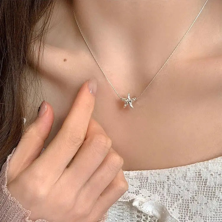 starfish s925 sterling silver lava necklace nowadaysfashion