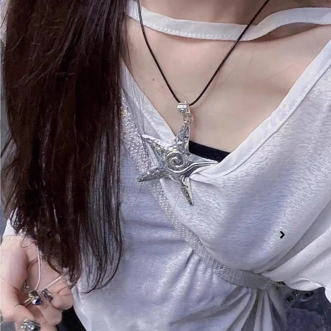 starfish spiral retro necklace - Blade & Thread
