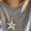 starfish spiral retro necklace nowadaysfashion