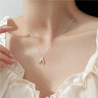 Sterling Silver Wishbone Necklace nowadaysfashion