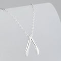 Sterling Silver Wishbone Necklace nowadaysfashion