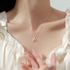 Sterling Silver Wishbone Necklace nowadaysfashion