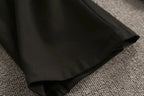 Streetwear Two Piece Set Women Crop Top Shirt Blouse + Wide Leg Pant Suits Vintage Pants Sets nowadaysfashion