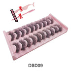 Strip Lashes 10-pairs Fluffy Mink Lashes 3D False Volume Eyelashes nowadaysfashion