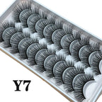 Strip Lashes 10-pairs Fluffy Mink Lashes 3D False Volume Eyelashes nowadaysfashion