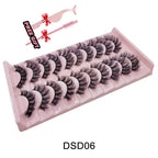 Strip Lashes 10-pairs Fluffy Mink Lashes 3D False Volume Eyelashes nowadaysfashion
