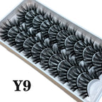 Strip Lashes 10-pairs Fluffy Mink Lashes 3D False Volume Eyelashes nowadaysfashion
