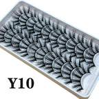 Strip Lashes 10-pairs Fluffy Mink Lashes 3D False Volume Eyelashes nowadaysfashion