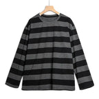 Striped Shirt Blouse Harajuku Couple Tops Woman T-Shirt Spring Long Sleeve Gothic Shirts nowadaysfashion