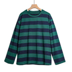 Striped Shirt Blouse Harajuku Couple Tops Woman T-Shirt Spring Long Sleeve Gothic Shirts nowadaysfashion