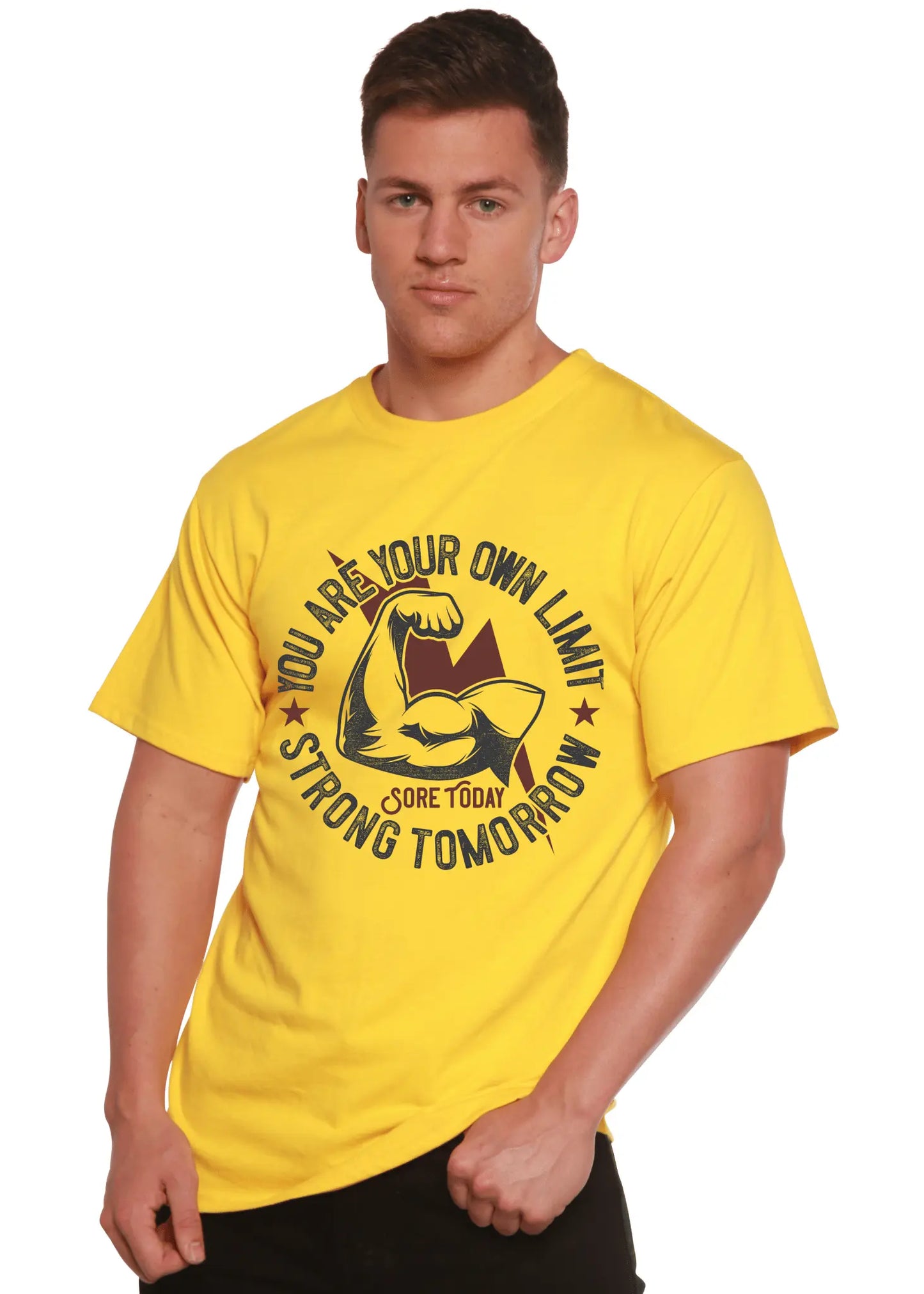 Strong Tomorrow Men's Bamboo Viscose/Organic Cotton Short Sleeve Graphic T-Shirt - Blade & Thread