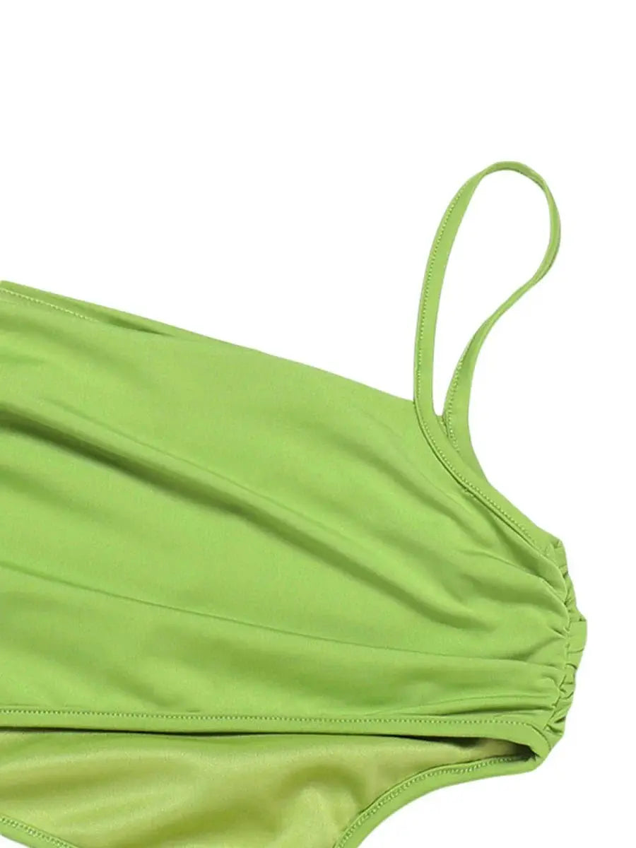 Summer Beach Casual Sexy Hollow Backless Tie Up Slip Dress nowadaysfashion