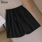 Summer Cotton Linen Loose Women's Shorts Casual Straight Short Pants Harajuku nowadaysfashion