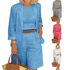 Summer Fashion Solid Color Two Piece Set nowadaysfashion