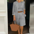 Summer Fashion Solid Color Two Piece Set nowadaysfashion