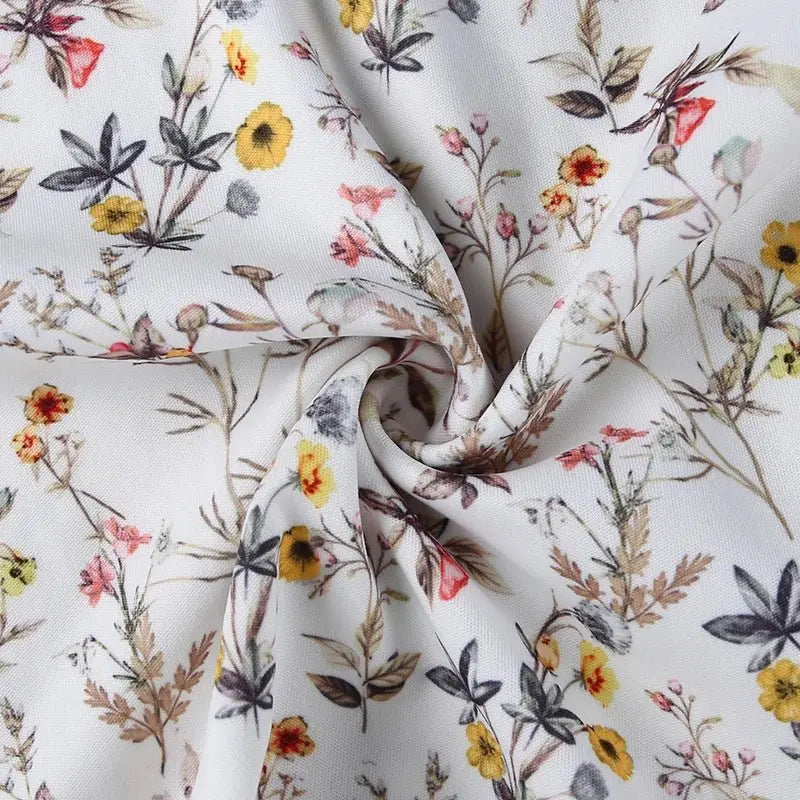 Summer Floral Off Shoulder Puff Sleeve Maxi Dress nowadaysfashion