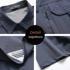 Summer Men Short Sleeve Shirt Men Breathable Tactical Work Shirt Tops Outdoor Casual Quick Dry Multi-pocket Camping Cargo Shirts Men Cloth Factory Store