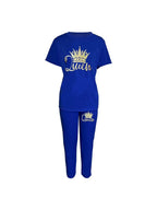 Summer Plus Size Women's Printed Comfortable Casual Set nowadaysfashion