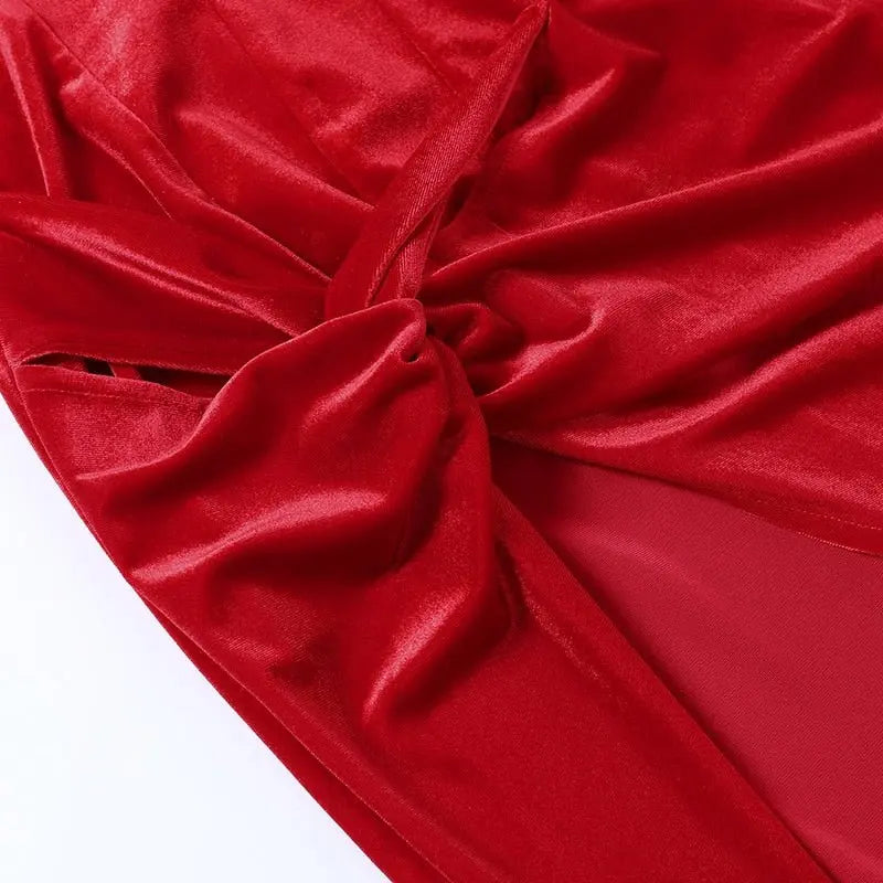Summer Short Sleeve High Split Formal Evening Dress Women Solid Bodycon Long Dresses - Blade & Thread