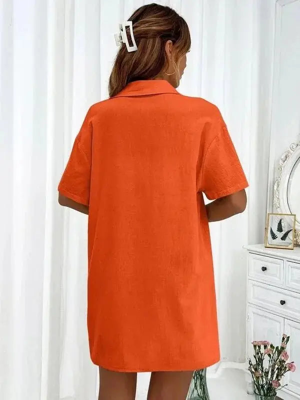 Summer Single breasted Top Broad legged Shorts Set Solid Suits nowadaysfashion