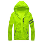 Summer Skin Coats Men SPF Ultra Light UV Sun Protection Big Size Hooded Windbreaker Jacket Men  Striped Casual Outwear 8XL 9XL Maxbarley To Tao Official Store