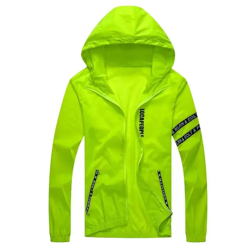 Summer Skin Coats Men SPF Ultra Light UV Sun Protection Big Size Hooded Windbreaker Jacket Men  Striped Casual Outwear 8XL 9XL Maxbarley To Tao Official Store