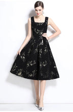 Summer sleeveless floral dress nowadaysfashion