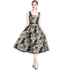Summer sleeveless floral dress nowadaysfashion