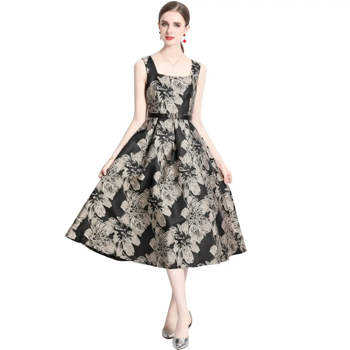 Summer sleeveless floral dress - Blade & Thread