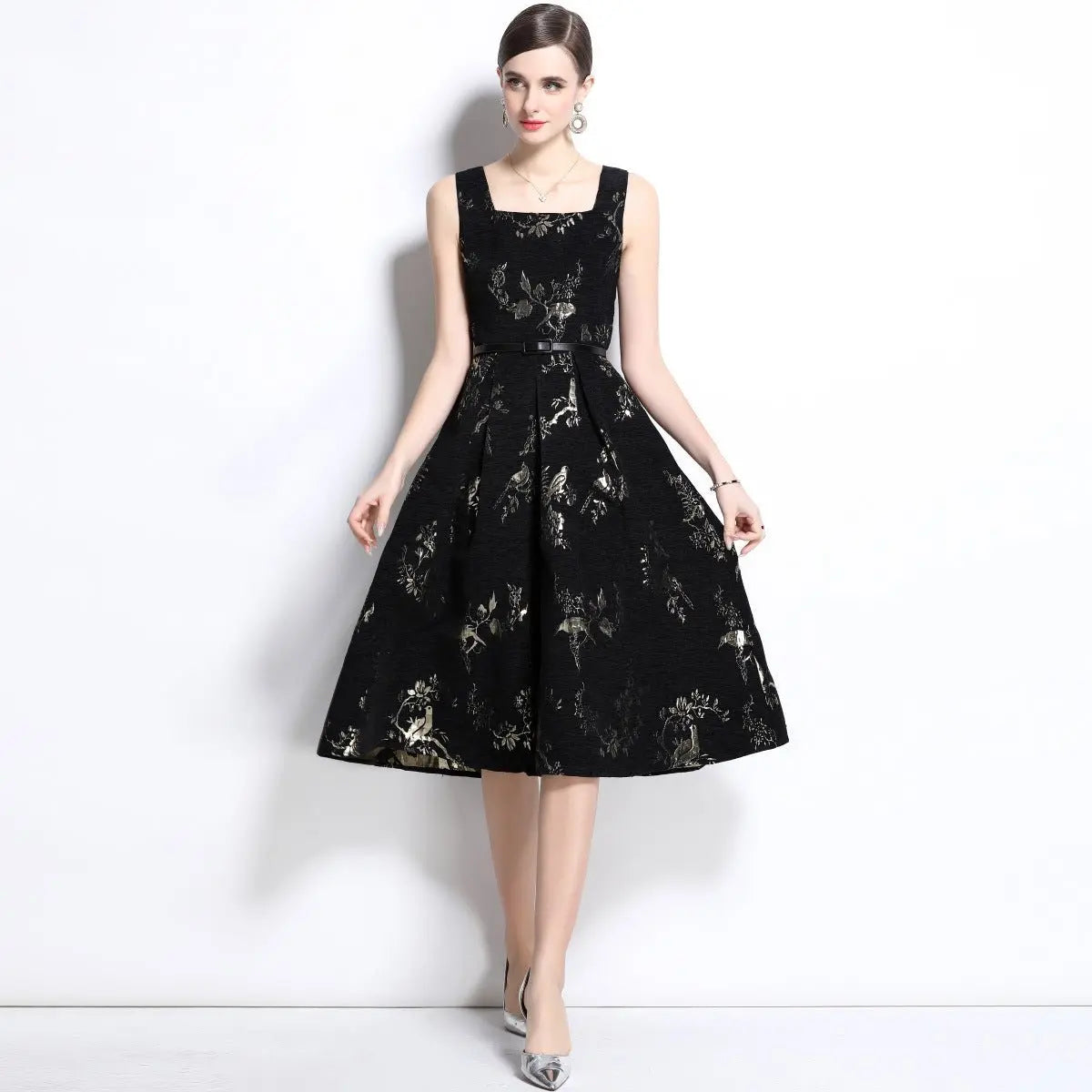 Summer sleeveless floral dress - Blade & Thread