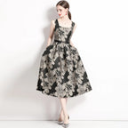 Summer sleeveless floral dress nowadaysfashion