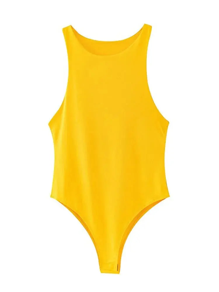 summer solid sexy bodycon women bodysuits - Blade & Thread