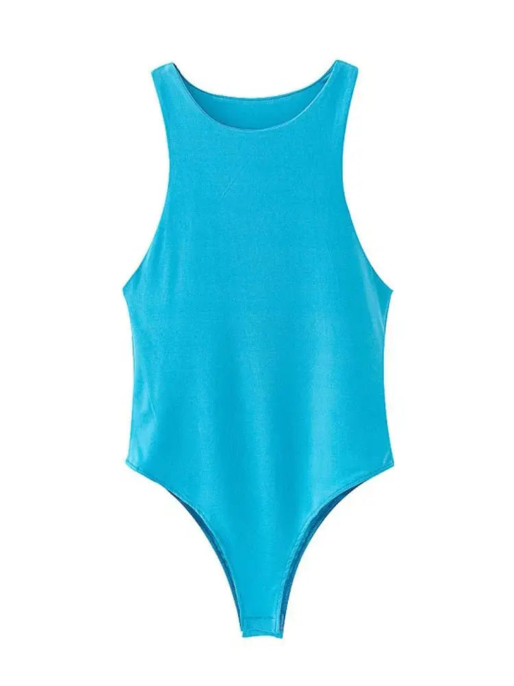 summer solid sexy bodycon women bodysuits - Blade & Thread