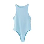 summer solid sexy bodycon women bodysuits nowadaysfashion