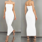 Summer Women's Dress Long Sling Dresses Club Sexy Suspender Dress nowadaysfashion