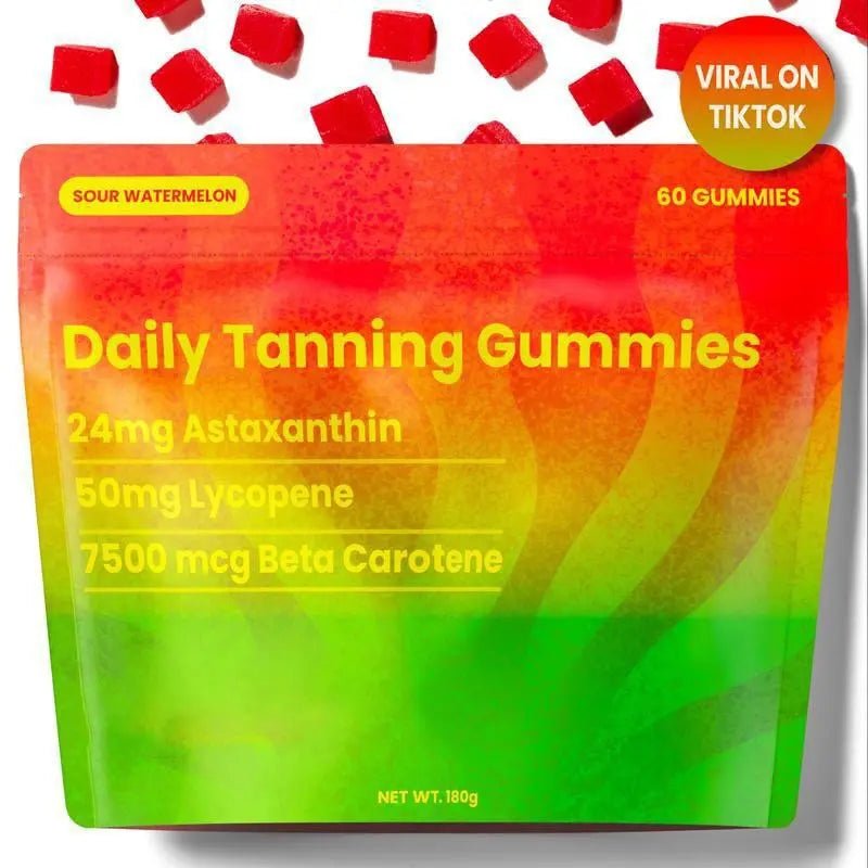 Sun Tanning Soft Gummies (60 Tablets) - Blade & Thread