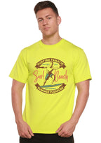 Surf Beach Men's Bamboo Viscose/Organic Cotton Short Sleeve Graphic T-Shirt Spun Bamboo