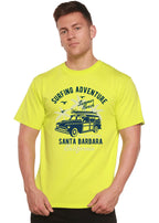 Surfing Adventure Spun Bamboo® Men's Bamboo Viscose/Organic Cotton Short Sleeve Graphic T-Shirt - Blade & Thread
