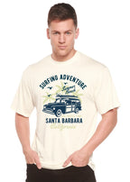 Surfing Adventure Spun Bamboo® Men's Bamboo Viscose/Organic Cotton Short Sleeve Graphic T-Shirt - Blade & Thread
